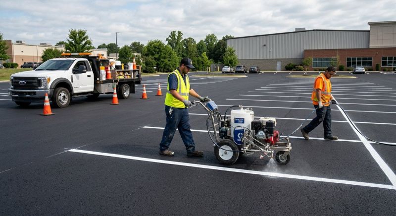 Asphalt Striping in Acworth, GA