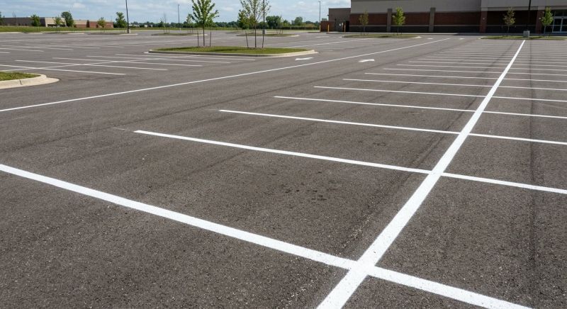 Parking Lot Painting in Palm Springs, CA
