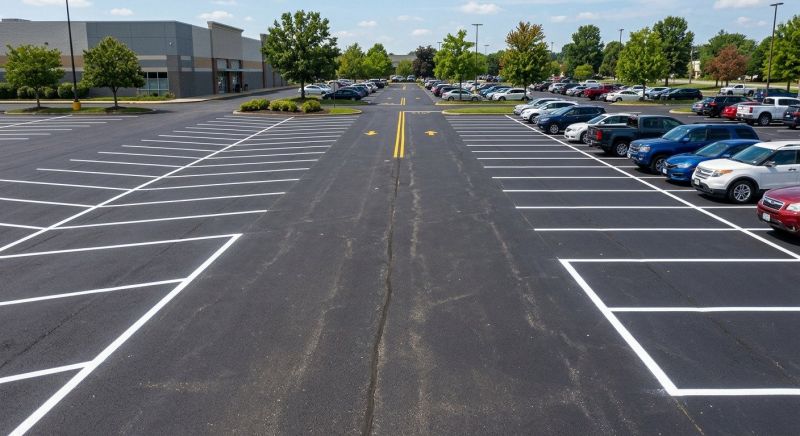 Asphalt Painting in Gwinnett County, GA
