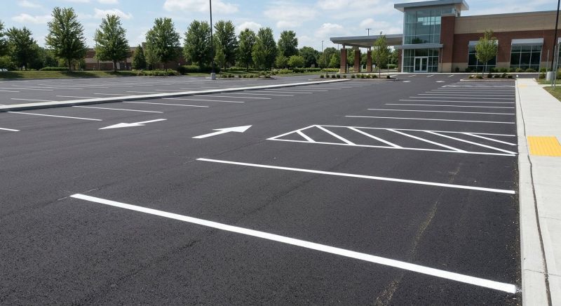 Commercial Asphalt Painting in Katy, TX
