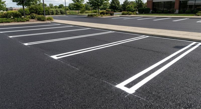 Commercial Asphalt Painting in Gwinnett County, GA