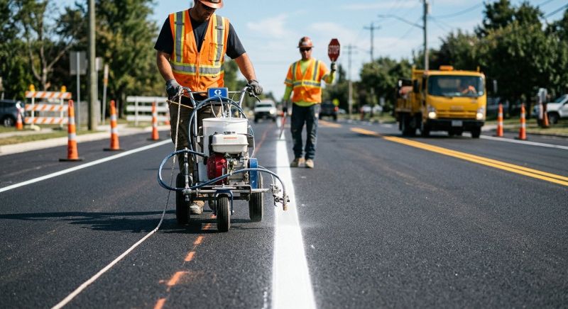 Commercial Asphalt Painting in Hilton Head Island, SC