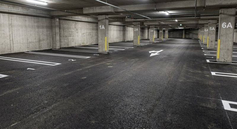 Concrete Parking Lot Striping in Gwinnett County, GA