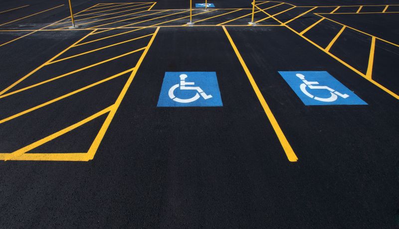 Disability Parking Marking in Gwinnett County, GA