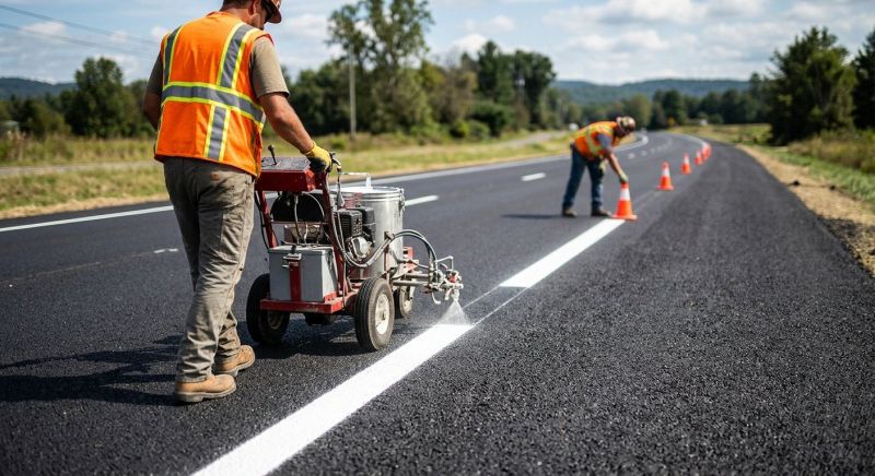 Lane Marking Service in Palm Springs, CA