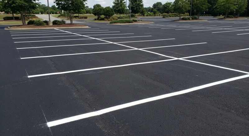 Parking Area Striping in Houston, TX