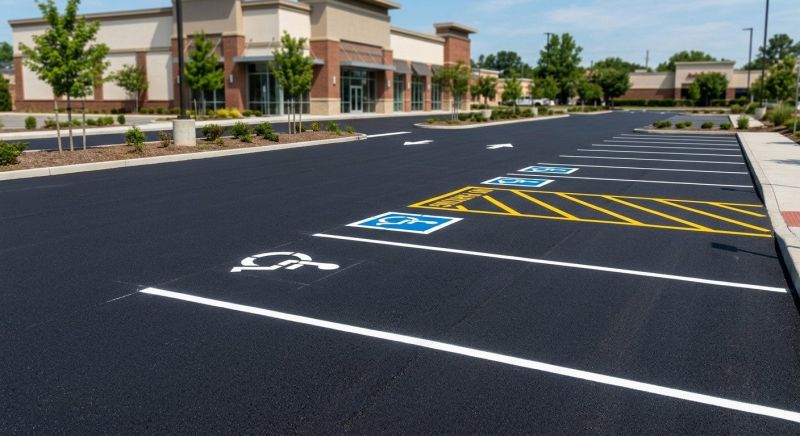Parking Space Marking in Los Angeles, CA
